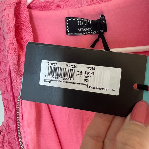 Dua Lipa x Versace Allover Towel Dress | size 42 - Picture 13 of 16